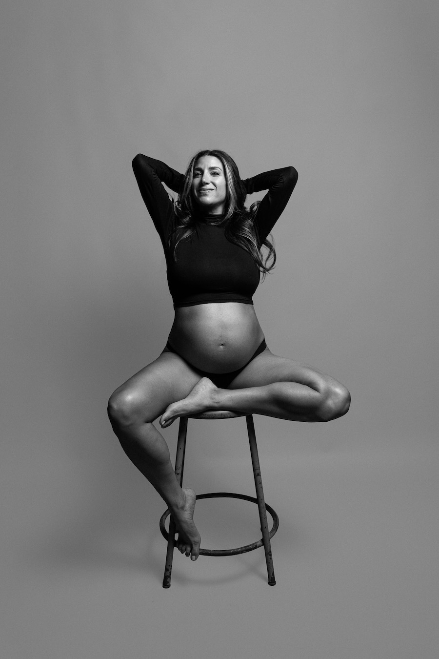 Cristina, expecting her first child
